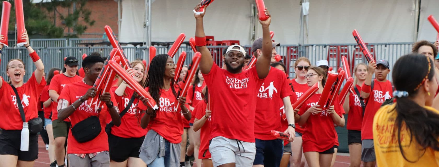 Students at Pep Rally